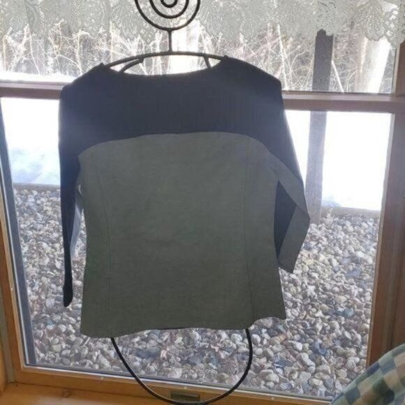 Your Sixth Sense Arc Designed Black & Grey Sz M Top Tunic - Picture 5 of 10